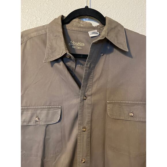 St John’s Bay BAYTWILL men’s button front shirt - Picture 2 of 6